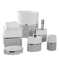 Mirror Damask 6 Piece Bath Accessory Set