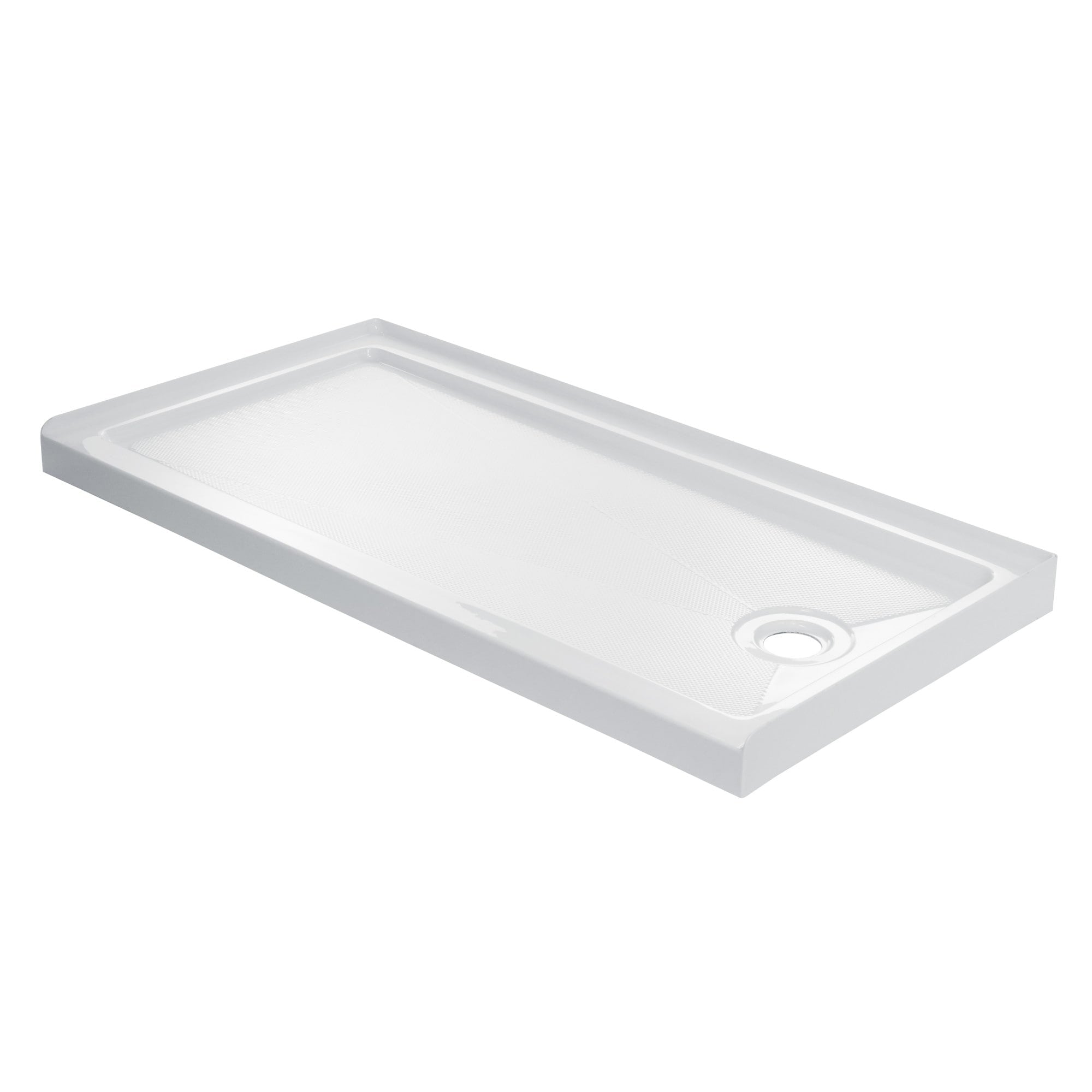 Miseno Msp 6030R 59 7 8In X 30In Shower Base With Single Threshold And Right Drain White