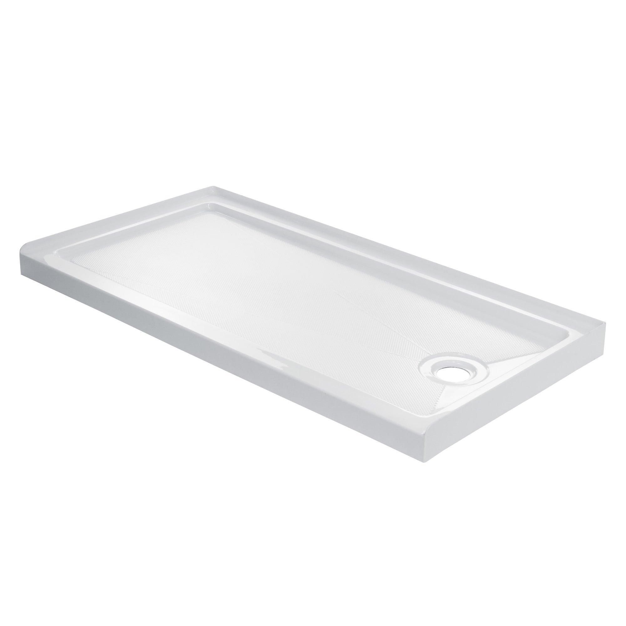 Miseno Msp 6032R 59 7 8In X 31 7 8In Shower Base With Single Threshold And Right Drain White