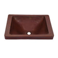 Miseno Mno013Nv Artisan 20In Rectangular Copper Drop In Bathroom Sink