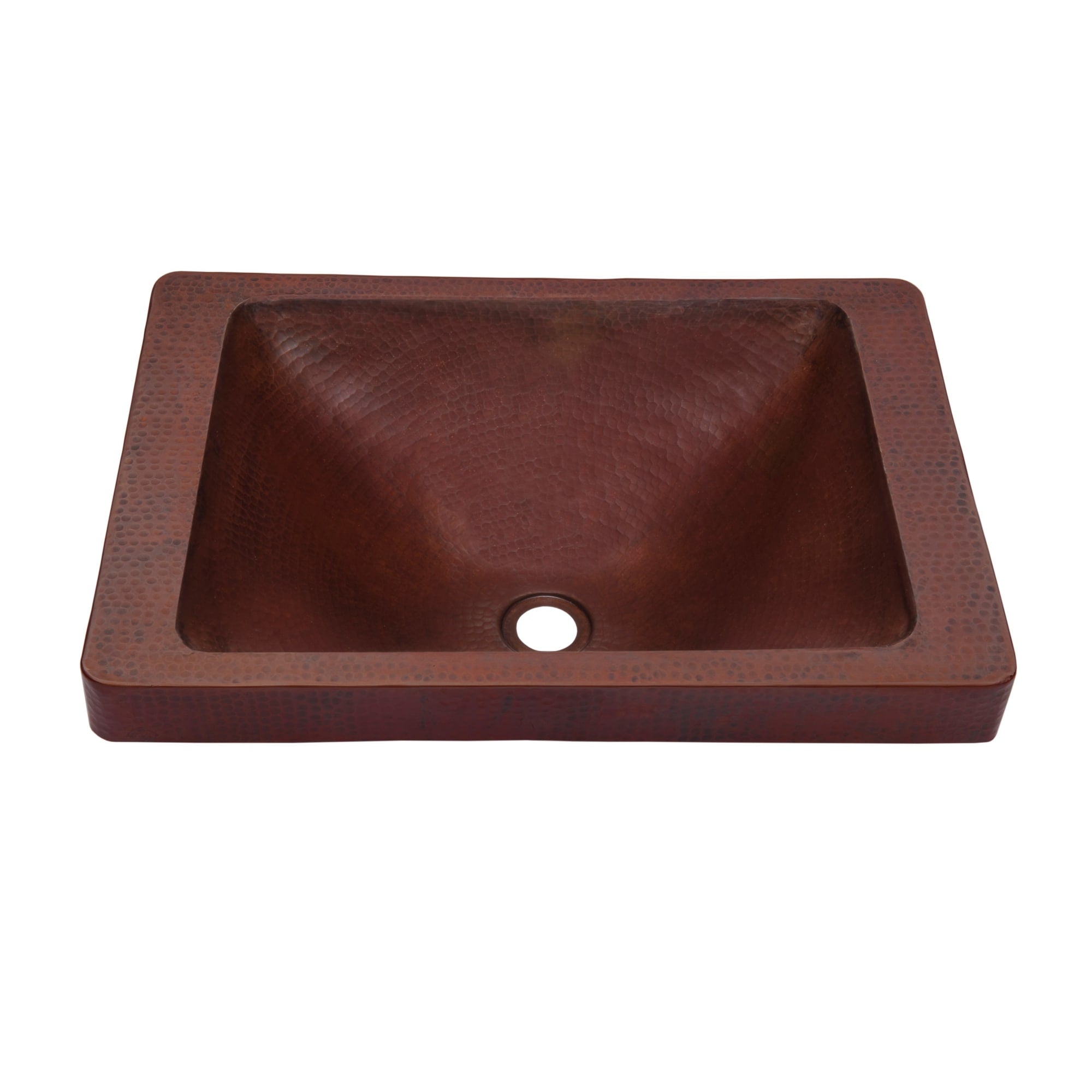Miseno Mno013Nv Artisan 20In Rectangular Copper Drop In Bathroom Sink