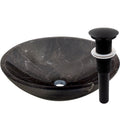 Miseno Mno Mc Circular 17In Marble Vessel Bathroom Sink