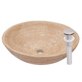 Miseno Mno Tb Circular 17In Stone Vessel Bathroom Sink