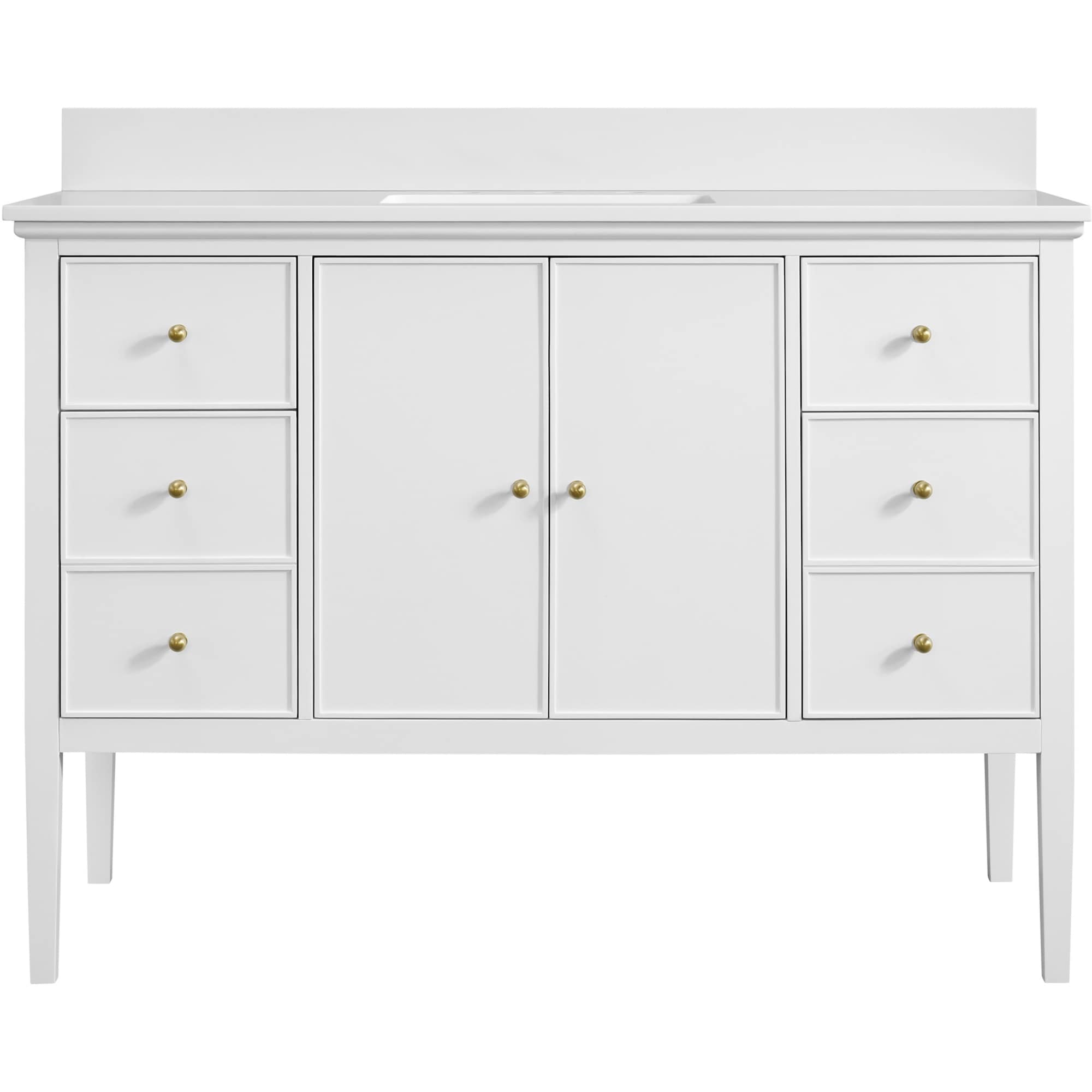 Miseno Mn542V48 Heston 48 Free Standing Single Basin Vanity Set With