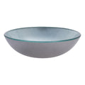 Miseno Mno032Nv Painted Foil 16 1 2 Circular Glass Vessel Bathroom Sink Fluorescent Silver