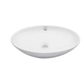 Miseno Mno07Nv Bright White 24 3 4In Oval Porcelain Vessel Bathroom Sink