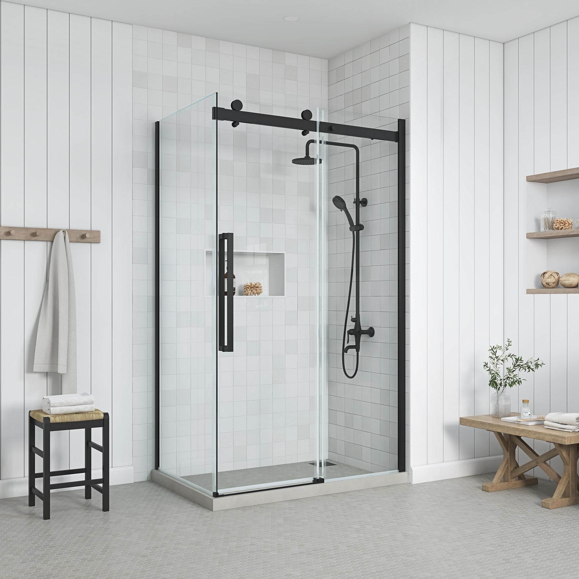 Miseno Msd Bels32 15Sg1 Bel 78 3 4 High X 31 1 8 Wide Shower Door