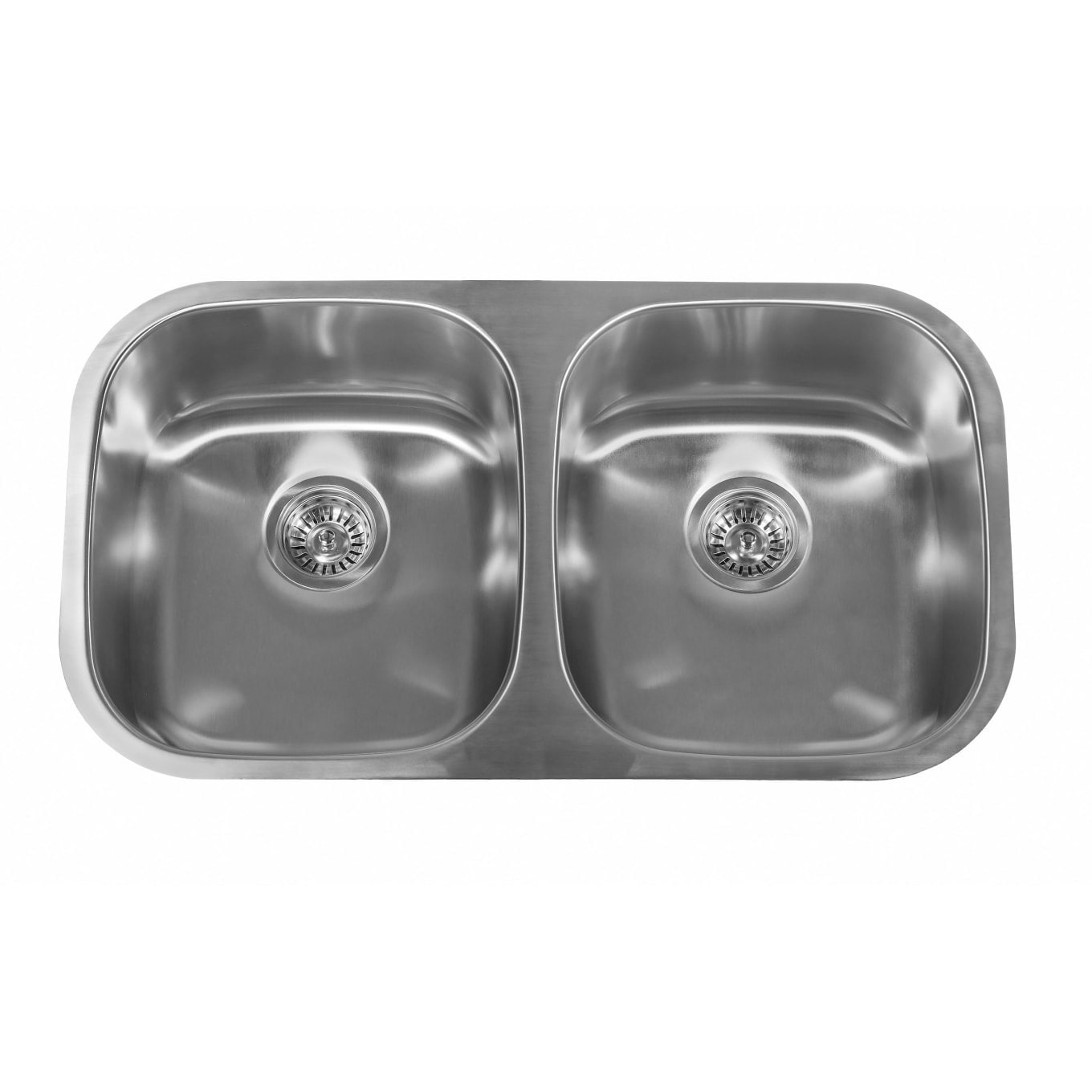Miseno Mss3218C5050 32 Undermount Double Basin Stainless Steel