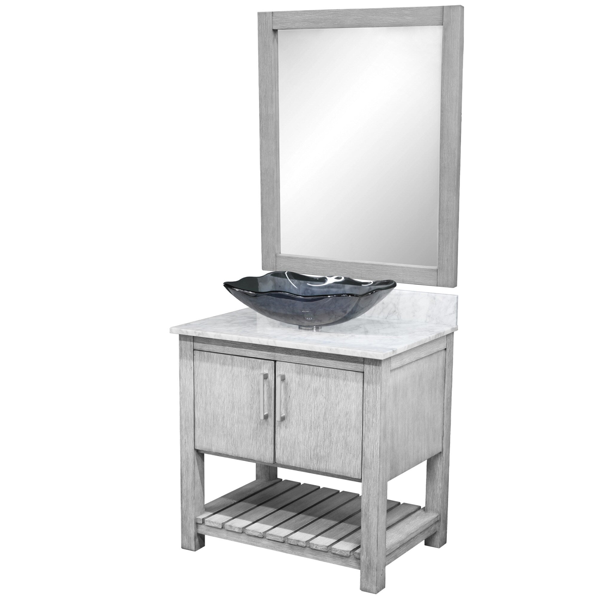 Miseno Mv 30Sg Nobv 280 317G Mir 30 Free Standing Single Basin Vanity