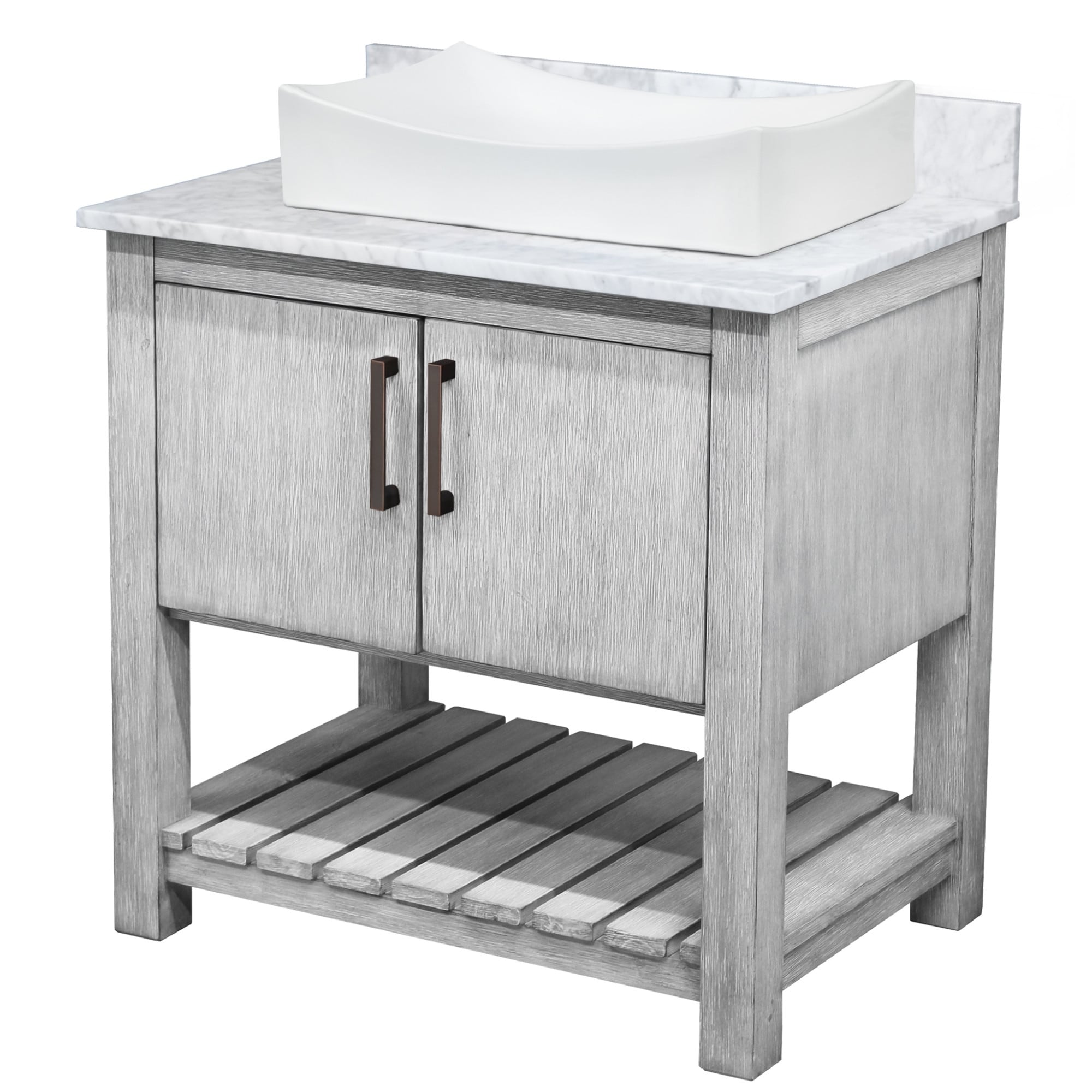 Miseno Mv 30Sg Nobv Car 1141 30 Free Standing Single Basin Vanity Set