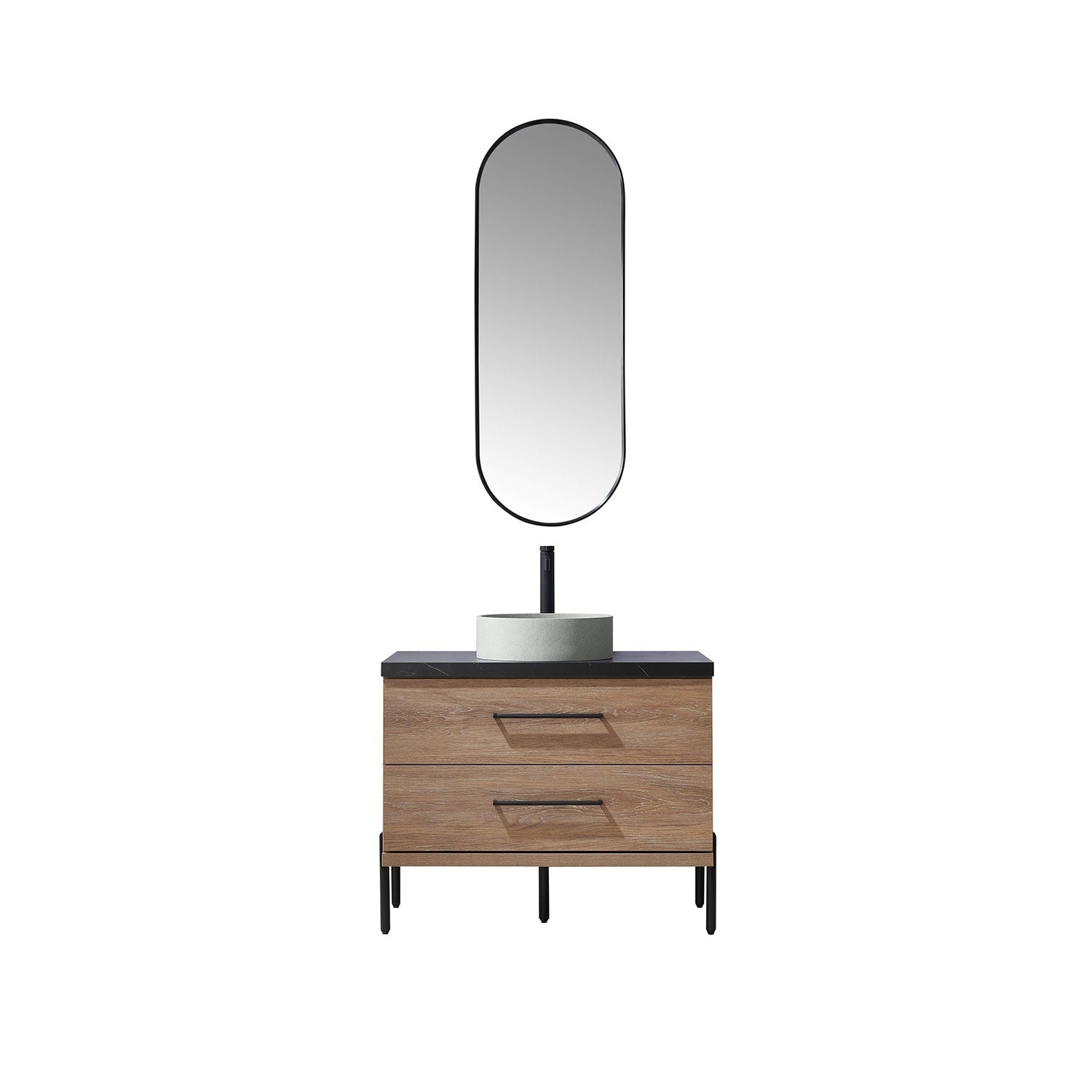 Miseno Mv 705136C Trento 36 Free Standing Single Basin Vanity Set