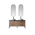 Miseno Mv 705160C Trento 60 Free Standing Double Basin Vanity Set
