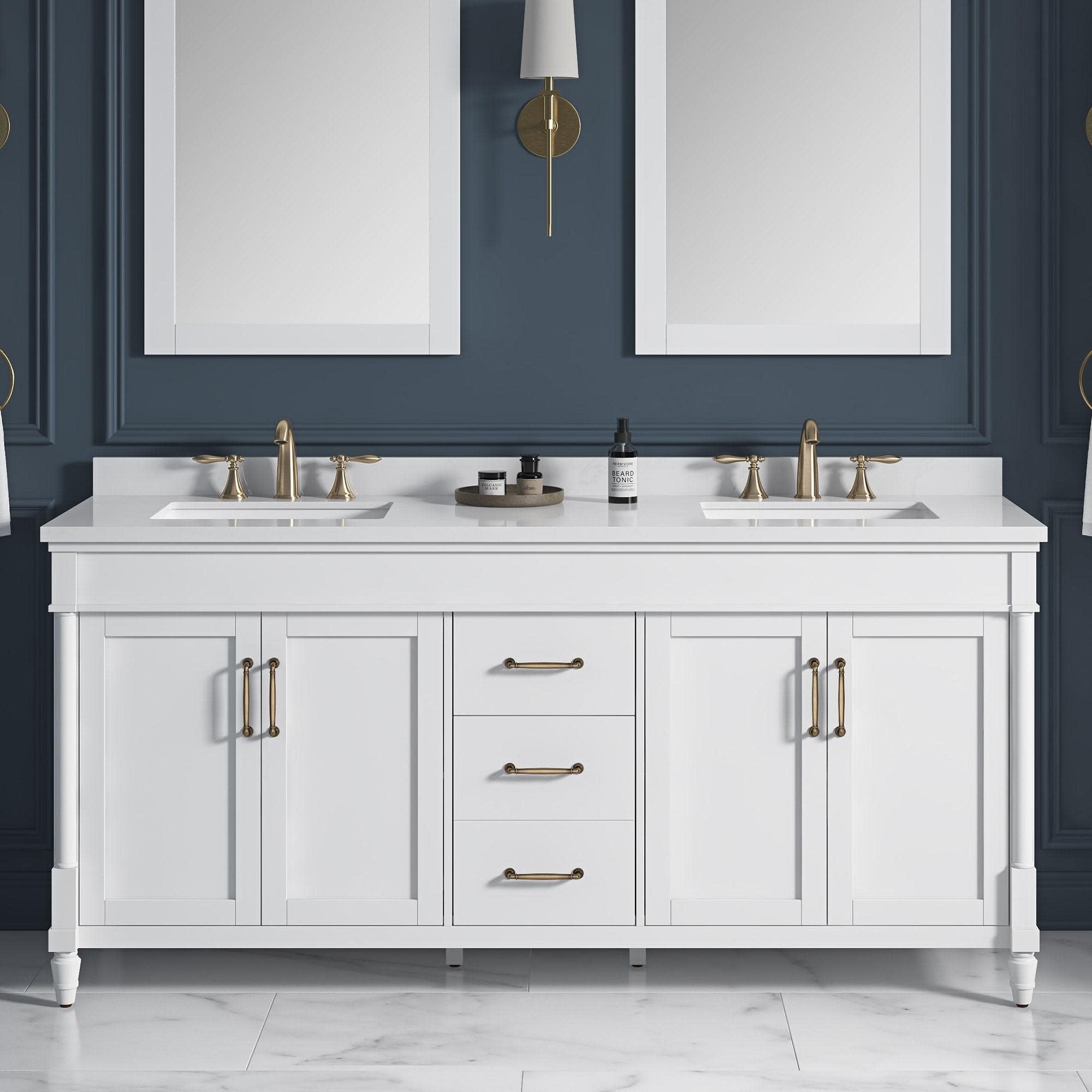 Miseno Mv Chri72 15Vvar Christy 72 Free Standing Double Basin Vanity
