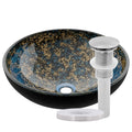 Miseno Mvs Nohp G027 Distorto 16 1 2 Circular Glass Vessel Bathroom