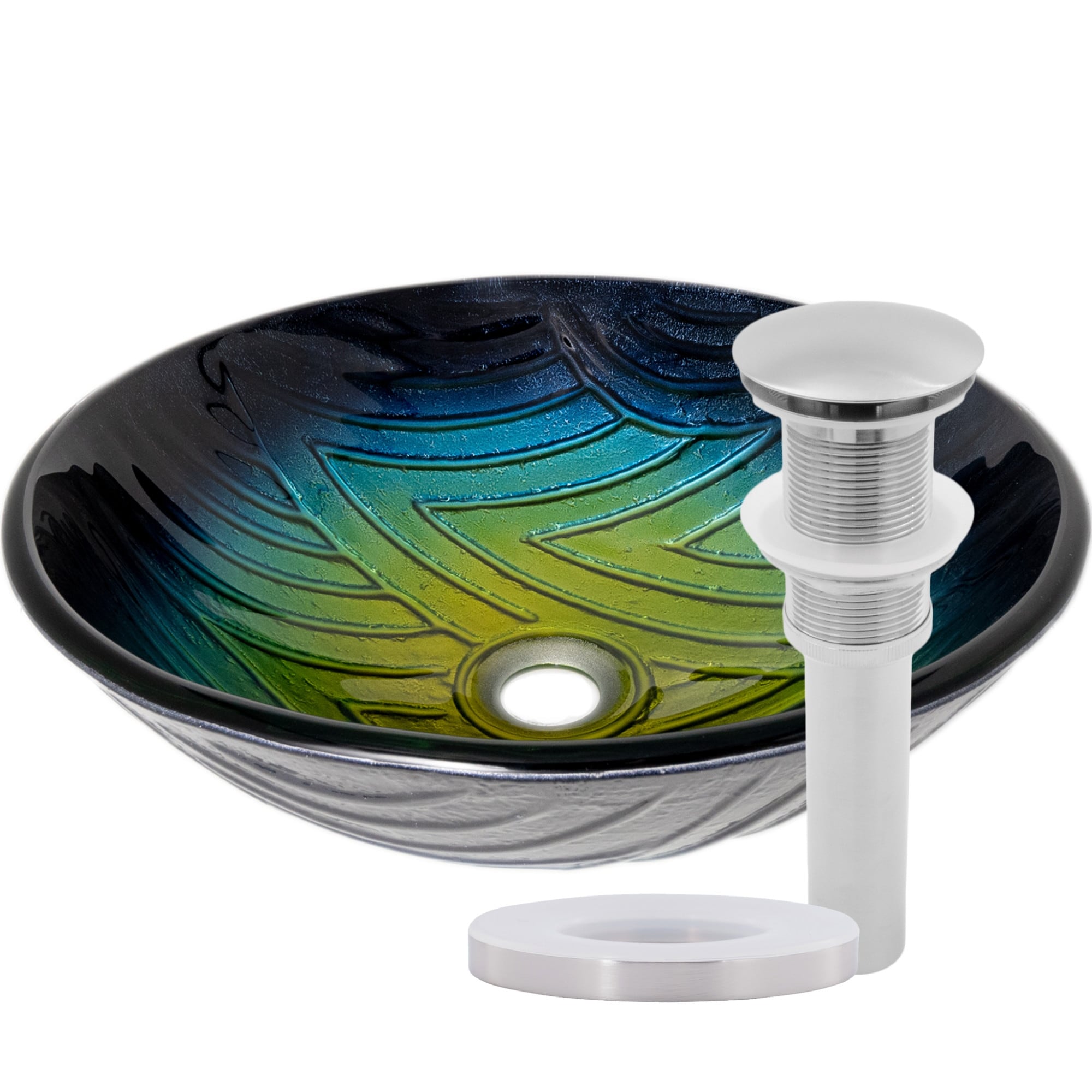 Miseno Mvs Tig 8123 Miscela 16 1 2 Circular Glass Vessel Bathroom