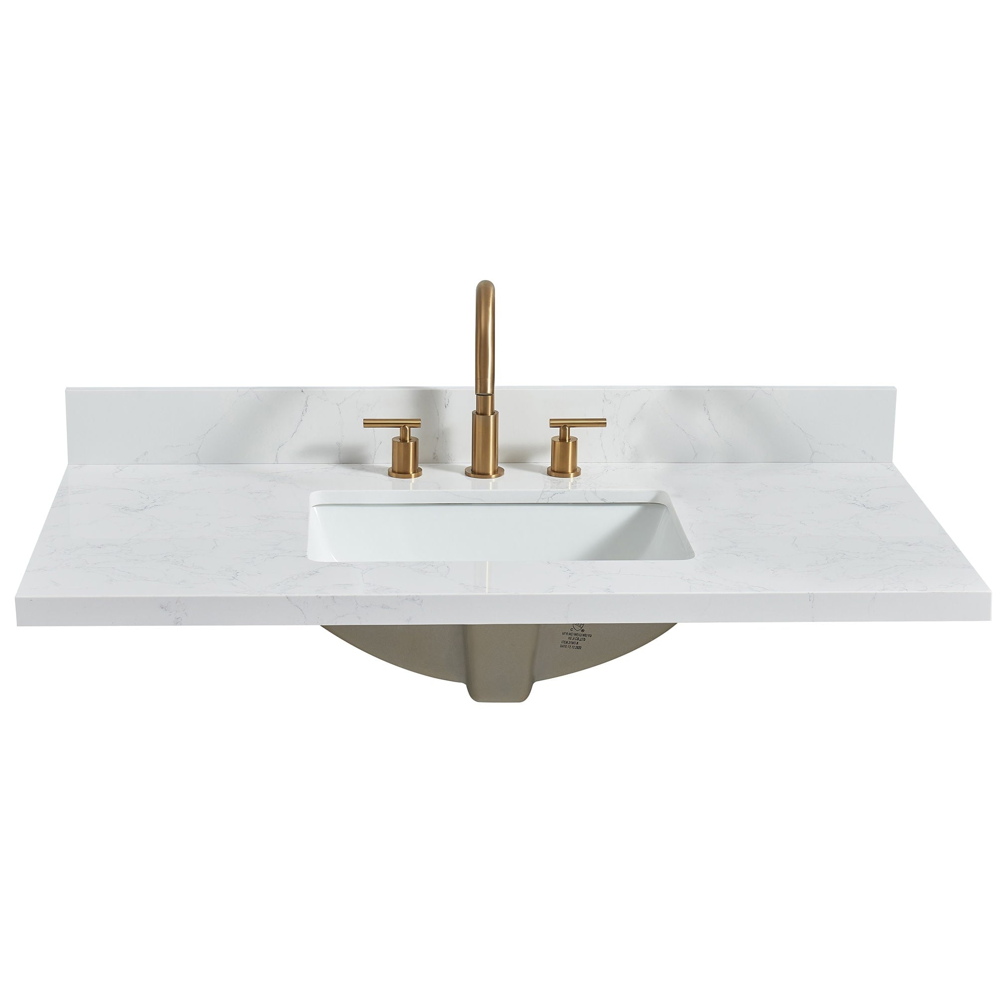 Miseno Mvt Jaen43 Jaen 43 Stone Vanity Top With Backsplash And