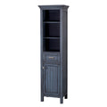 Miseno Msctati Tatianna 19 X 70 Poplar Wood Free Standing Bathroom Linen Tower