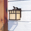 Vaxcel Mission 7 Outdoor Wall Light Burnished Bronze