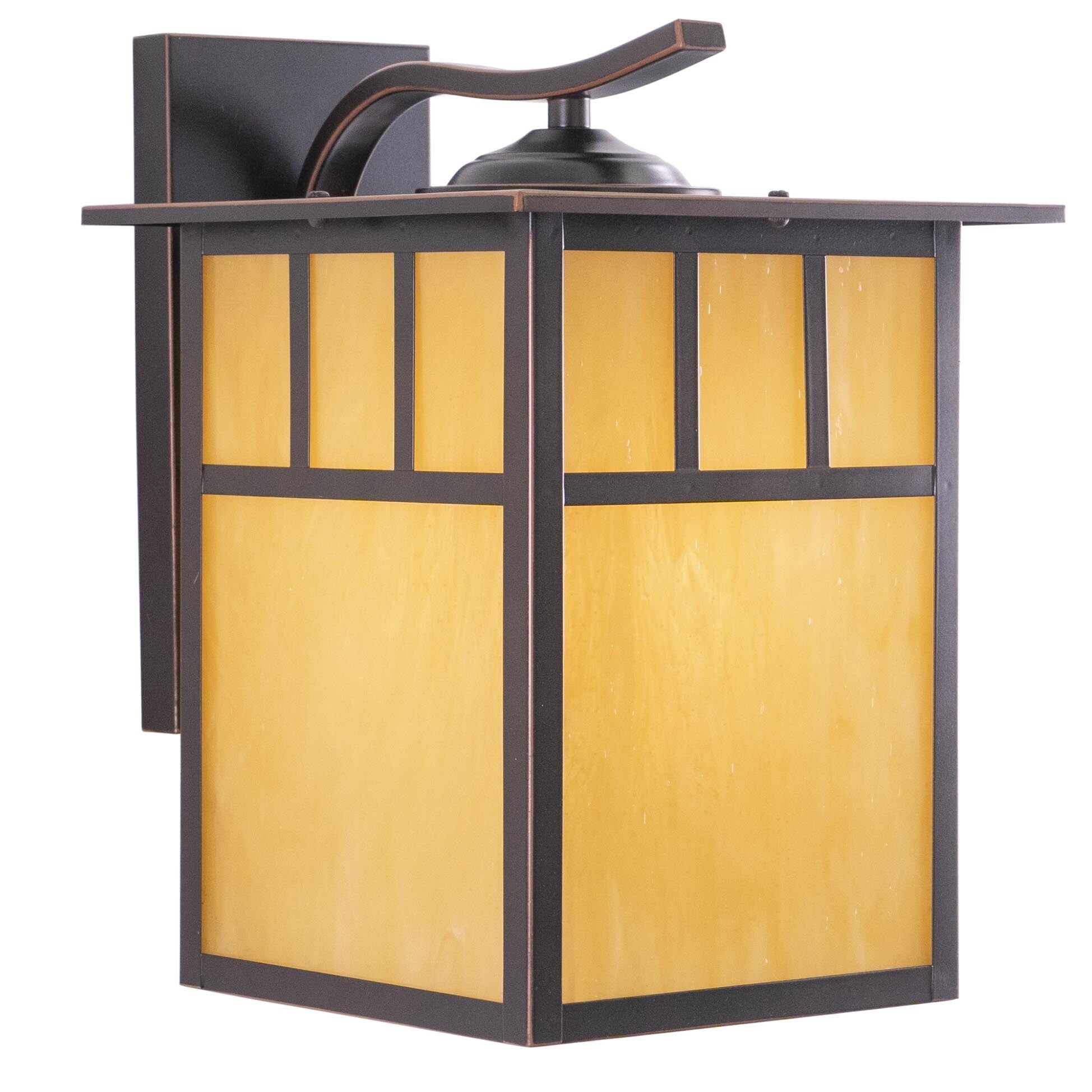 Vaxcel Mission 10 Outdoor Wall Light Burnished Bronze