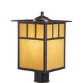 Vaxcel Mission 9 Outdoor Post Light Burnished Bronze