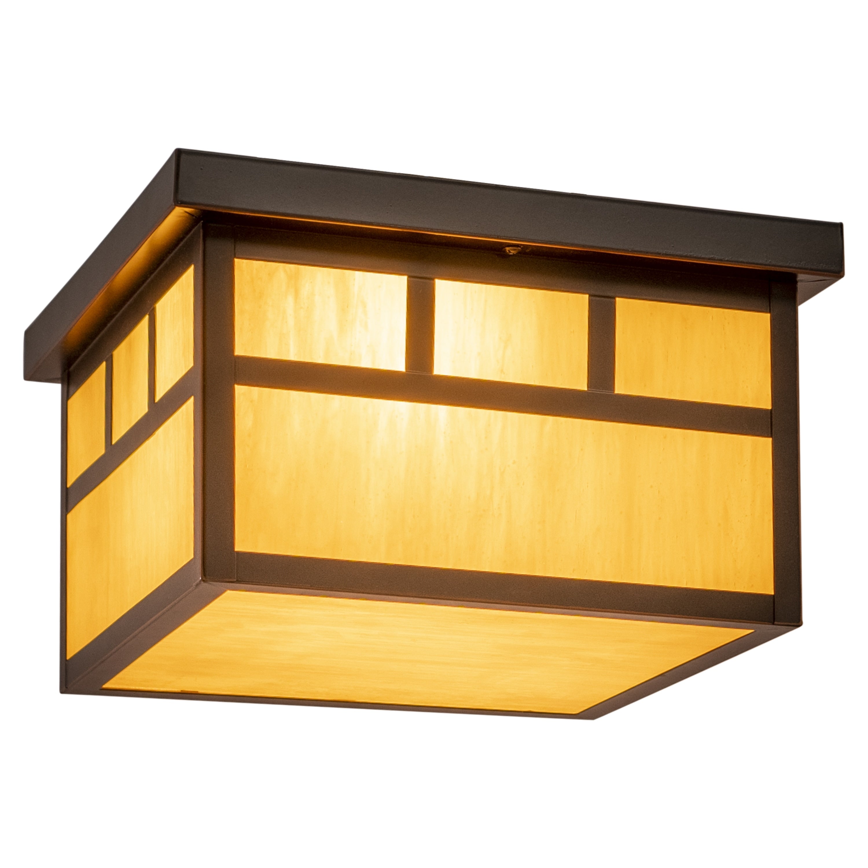 Vaxcel Mission 12 Outdoor Ceiling Light Burnished Bronze
