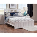 Mission Queen Bed With Matching Foot Board In White
