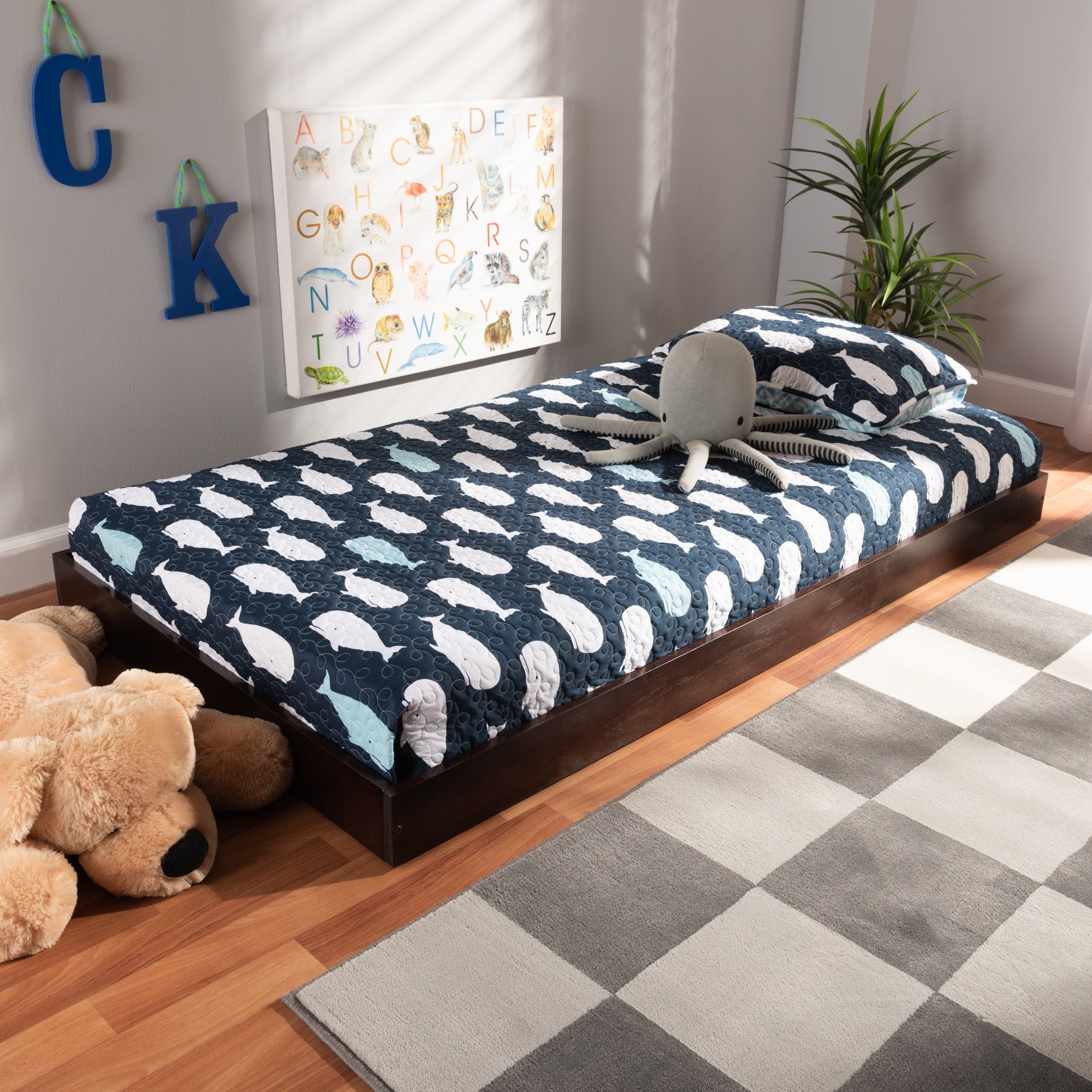 Payton Mission Twin Size Trundle By Baxton Studio