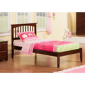 Atlantic Mission Walnut Twin Xl Platform Bed
