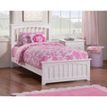 Mission Twin Xl Bed With Matching Foot Board In White