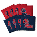 Mississippi Rebels Ncaa Dual Sided Pro Stop Slide Cornhole Bags