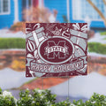 Mississippi State University Yard Sign Happy Holidays 24 X 18