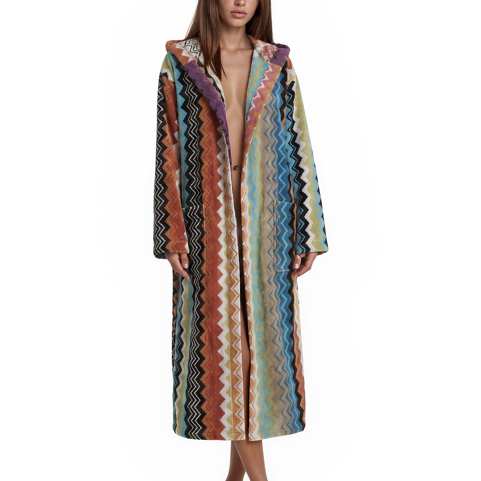 Missoni Giacomo Hooded Bathrobe