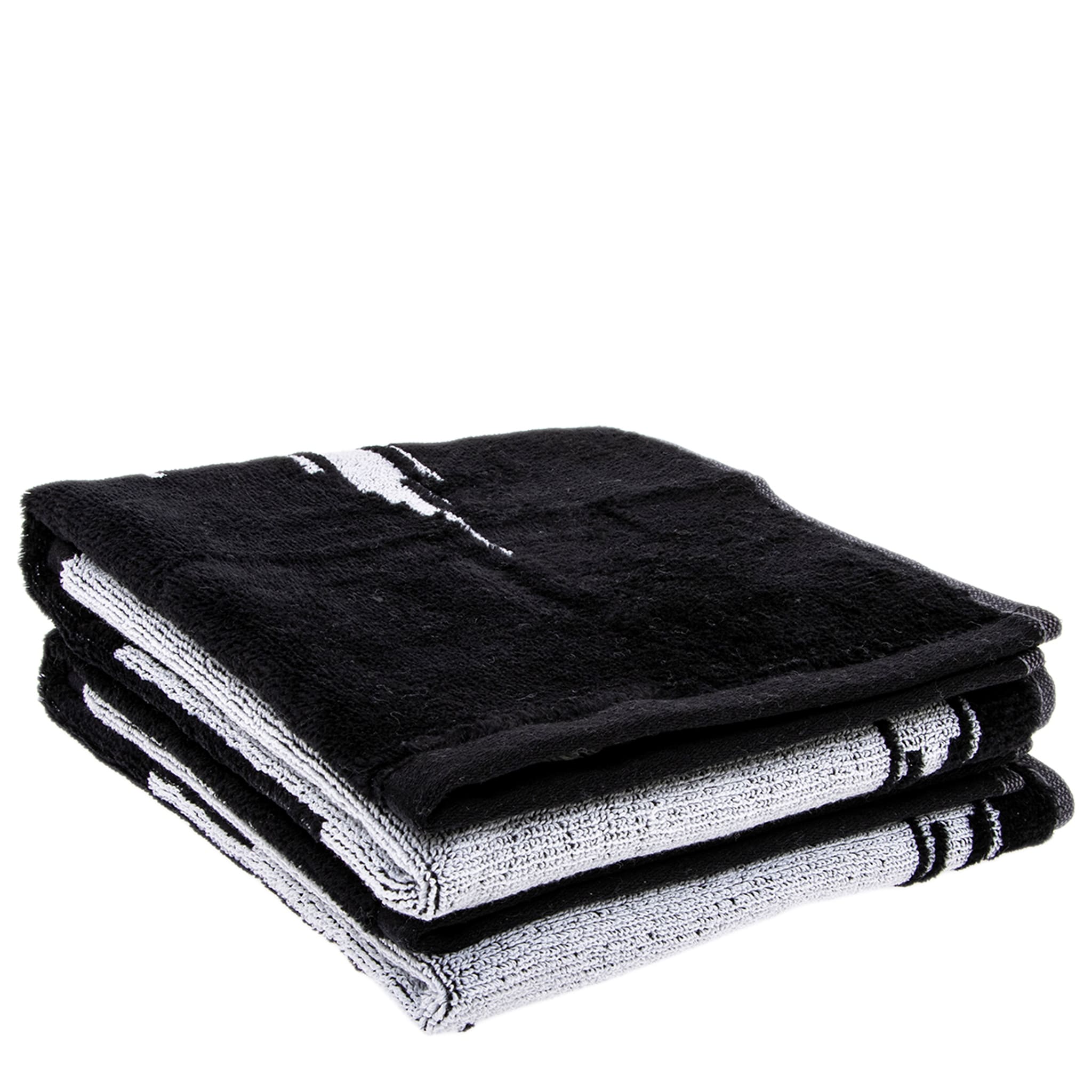 Missoni Set Of 2 Skunk Hand Towels 27.5 X 16.5 In