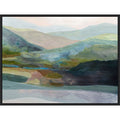 Misty Morning By Farren Lee 42 X 32 In. Framed Canvas Wall Art Print