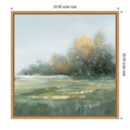 Misty Morning In The Meadow I By Pi Studio Framed Canvas Wall Art Print