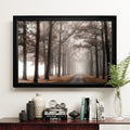 Misty Road Black Frame