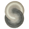 Mitomo Hand Tufted Wool Bamboo Silk Charcoal Ivory Area Rug 5 X 7 Shape