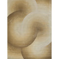 Mitomo Hand Tufted Wool Bamboo Silk Light Beige Ivory Area Rug