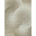 Mitomo Hand Tufted Wool Bamboo Silk Pearl Area Rug