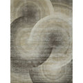 Mitomo Hand Tufted Wool Viscose Taupe Area Rug