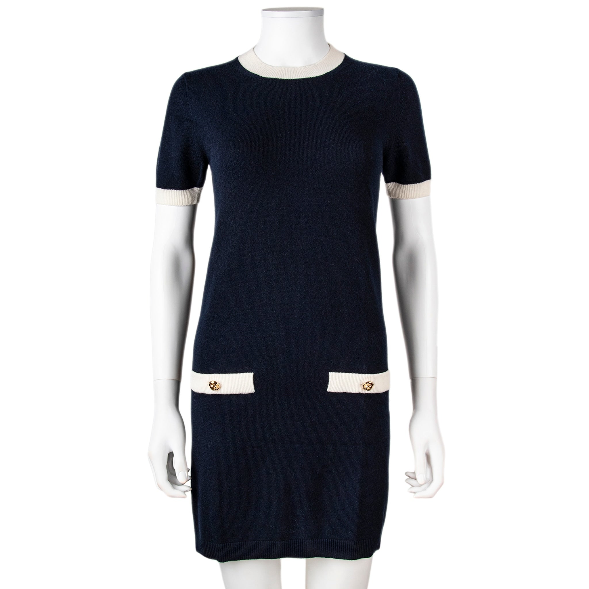 Miu Miu Crewneck Cashmere Dress 42