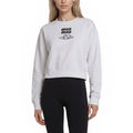 Miu Miu Logo Embroidered Cropped Sweatshirt