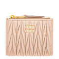 Miu Miu Small Matelass Leather Wallet