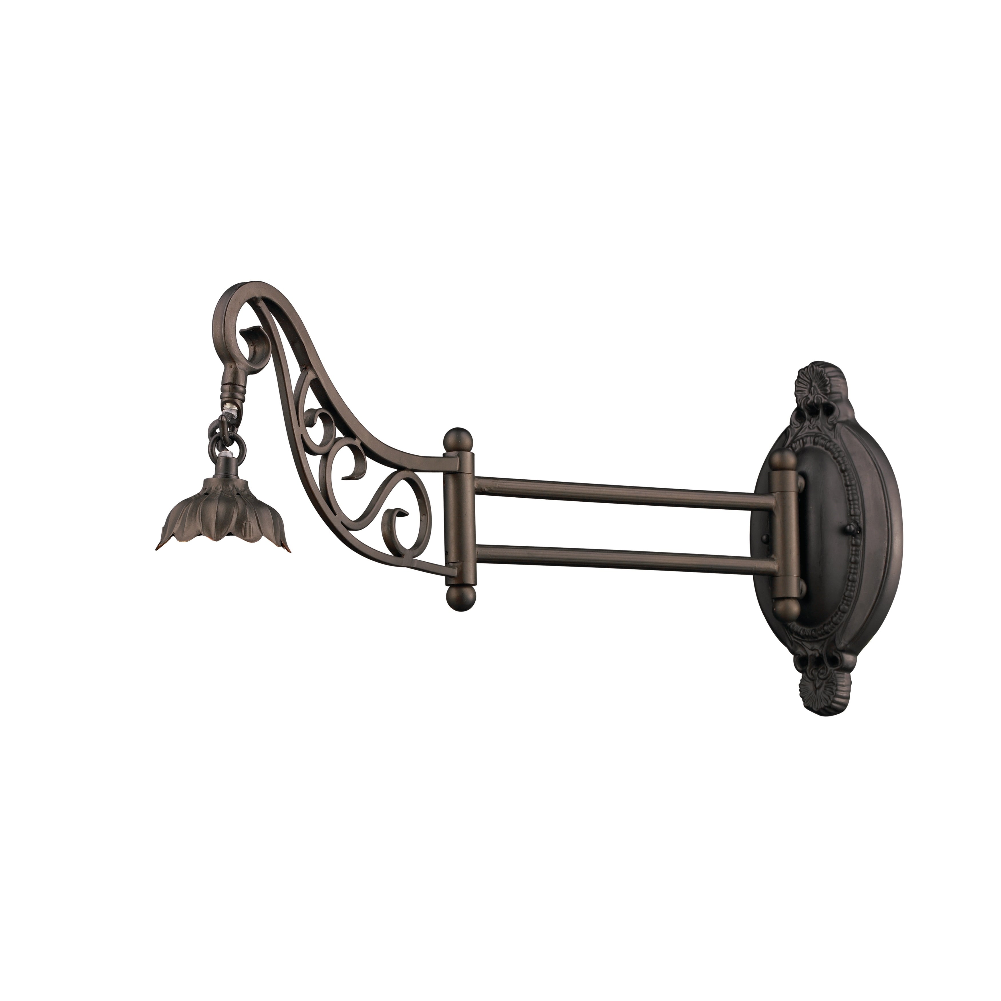 Mix N Match 11 High 1 Light Sconce No Shade Tiffany Bronze 11 Inch Tall