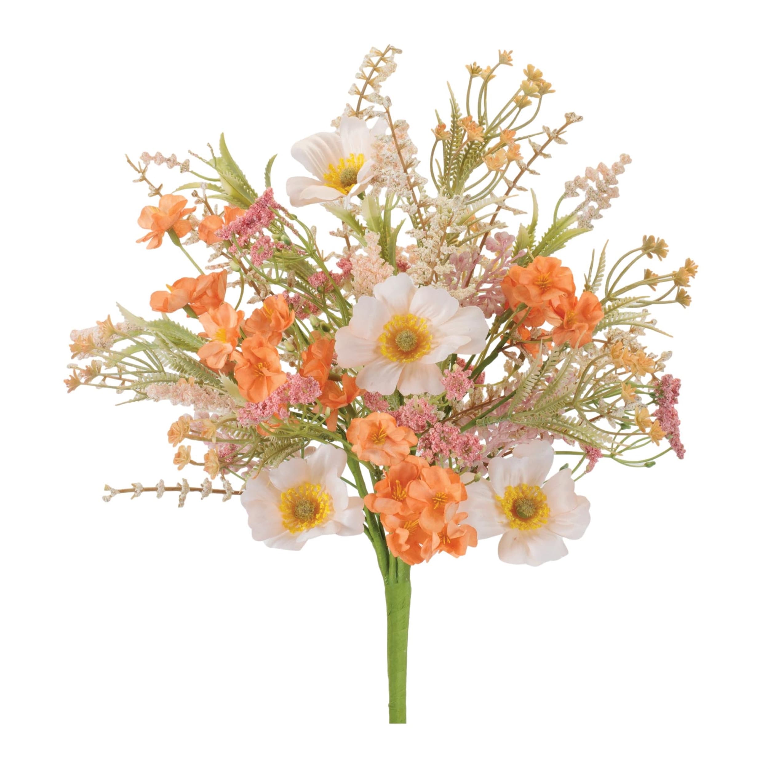 Mixed Garden Floral Bush Set Of 2