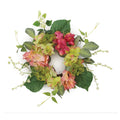 Mixed Hydrangea Candle Ring 17 D