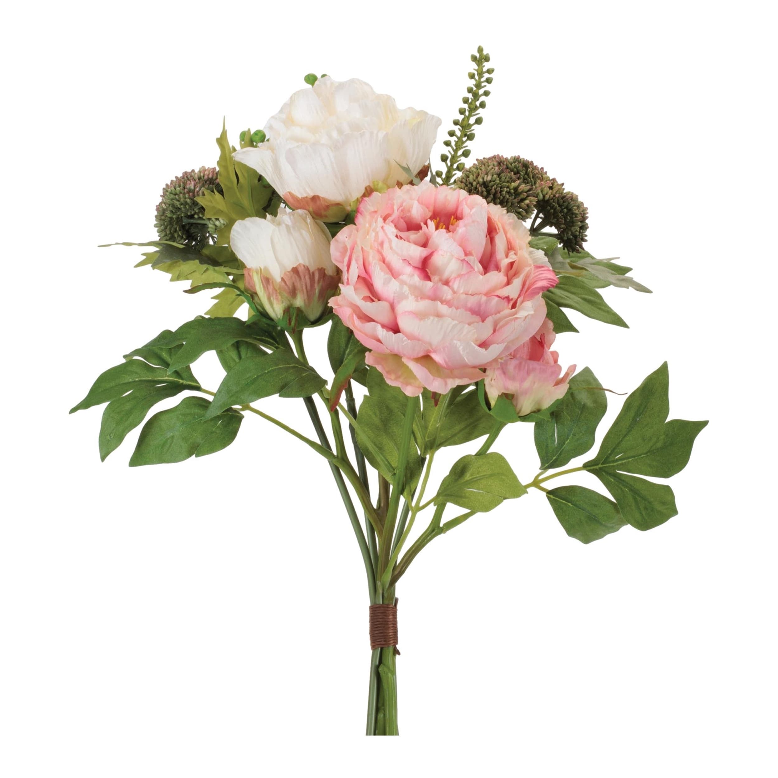 Mixed Peony Floral Bundle 11.5 H