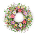 Mixed Wildflower Floral Wreath 22 D