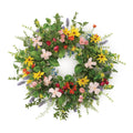 Mixed Wildflower Floral Wreath 24 Inch