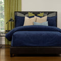 Mixology Padma Velvet 9 Piece Bedcap Comforter Set